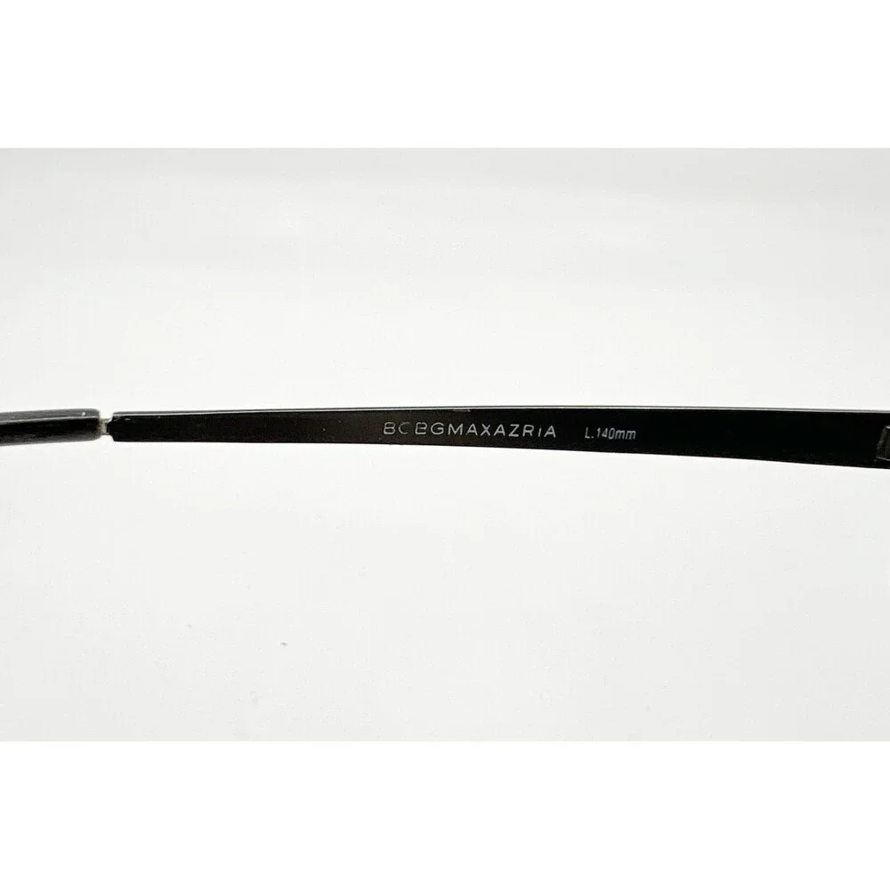 BCBGMAXAZRIA Eyeglasses Womens Black Rectangle Full Rim Frames 51-15-140